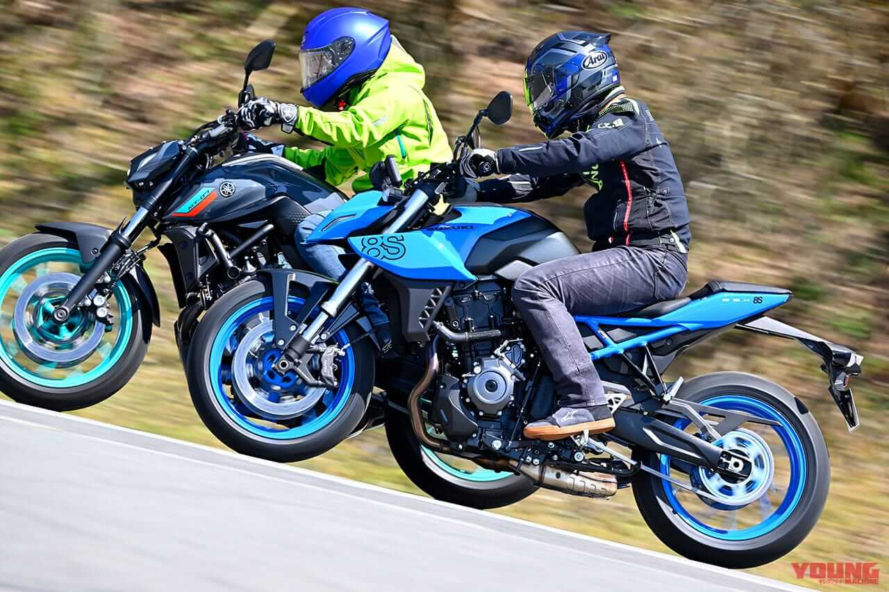 |スズキ GSX-8S ミドルクラスライバル比較試乗【VS ヤマハ MT-07/ホンダ CB650R】
