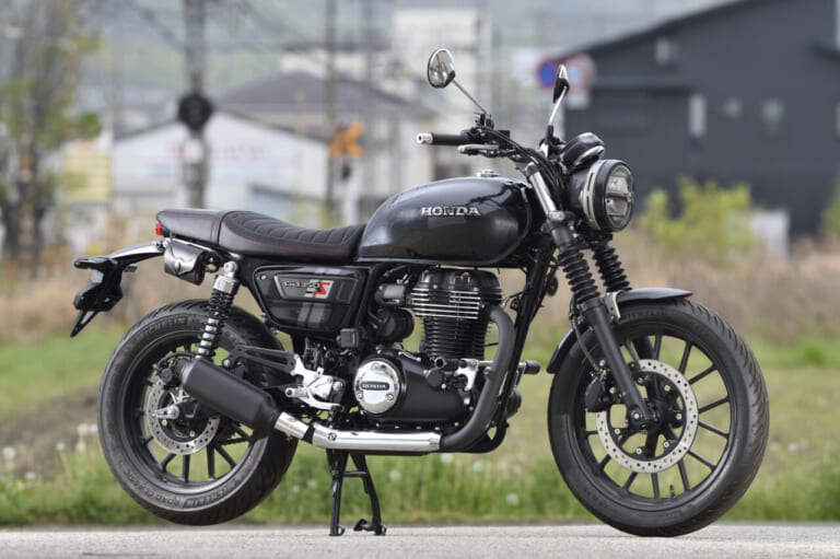 ベビーフェイス GB350Sカスタム【レース譲りのSLPパーツでスポーティ度がさらにアップ】
