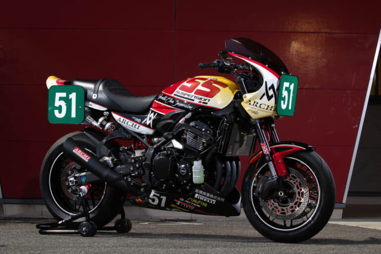 テイスト・オブ・ツクバ完勝マシン! PMC Z900RSカフェカスタム【YSS製サスペンションほかオリジナルパーツの性能を実証】