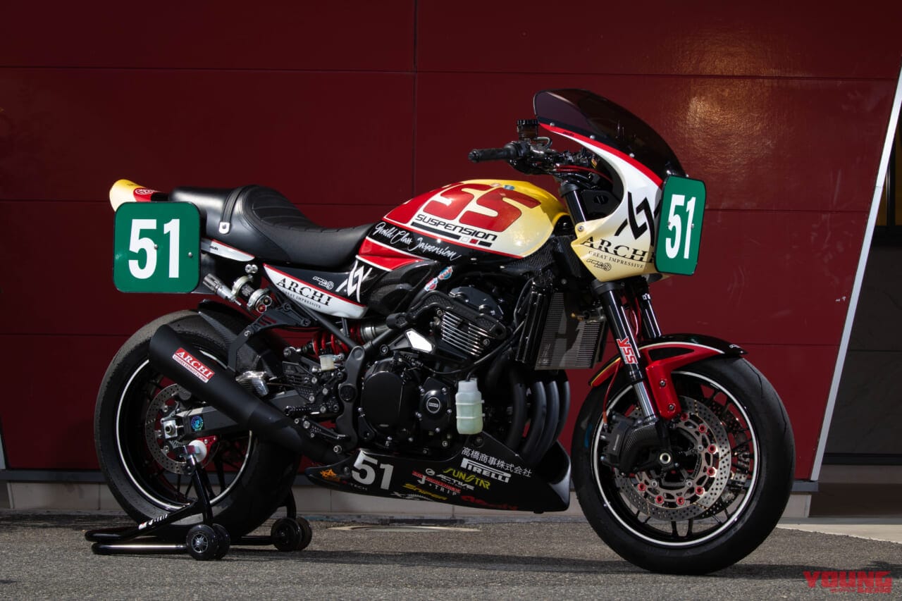 |テイスト・オブ・ツクバ完勝マシン! PMC Z900RSカフェカスタム【YSS製サスペンションほかオリジナルパーツの性能を実証】