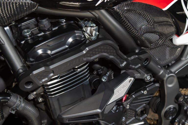 PMC Z900RSカフェ|テイスト・オブ・ツクバ完勝マシン! PMC Z900RSカフェカスタム【YSS製サスペンションほかオリジナルパーツの性能を実証】