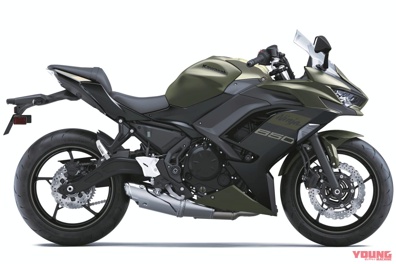 カワサキ|ニンジャ650|北米仕様|2024年モデル|カワサキ「ニンジャ650」が斬新なニューカラーを採用! アグレッシブな2眼ヘッドライトやトラコンは健在【北米】