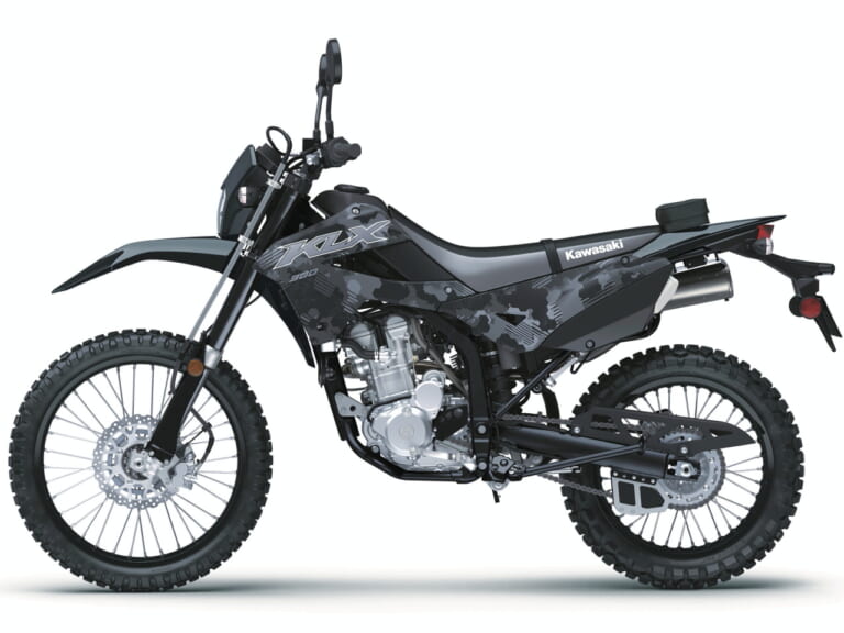 カワサキ|KLX300|北米仕様|2024年モデル|カワサキ「KLX300/SM」2024年モデルはLEDヘッドライトと新外装! パワフルな水冷292cc単気筒の“闘う4スト”が最新世代へ【北米】