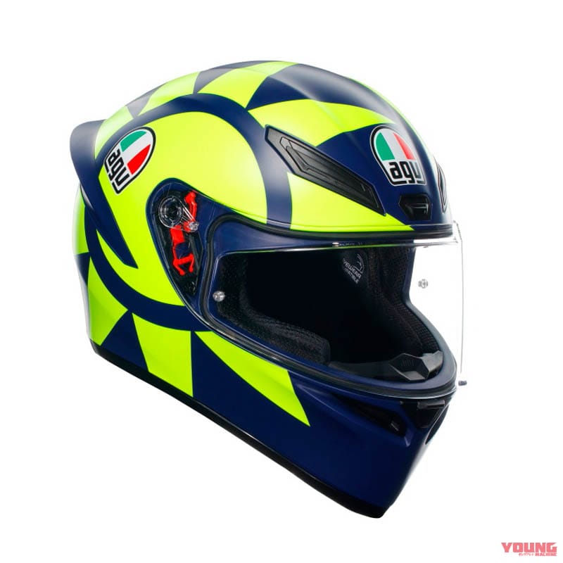AGV|K1 S|AGV「K1 S」受注開始! 人気のK1の後継モデル、ロッシ レプリカ多数で11月頃より納品