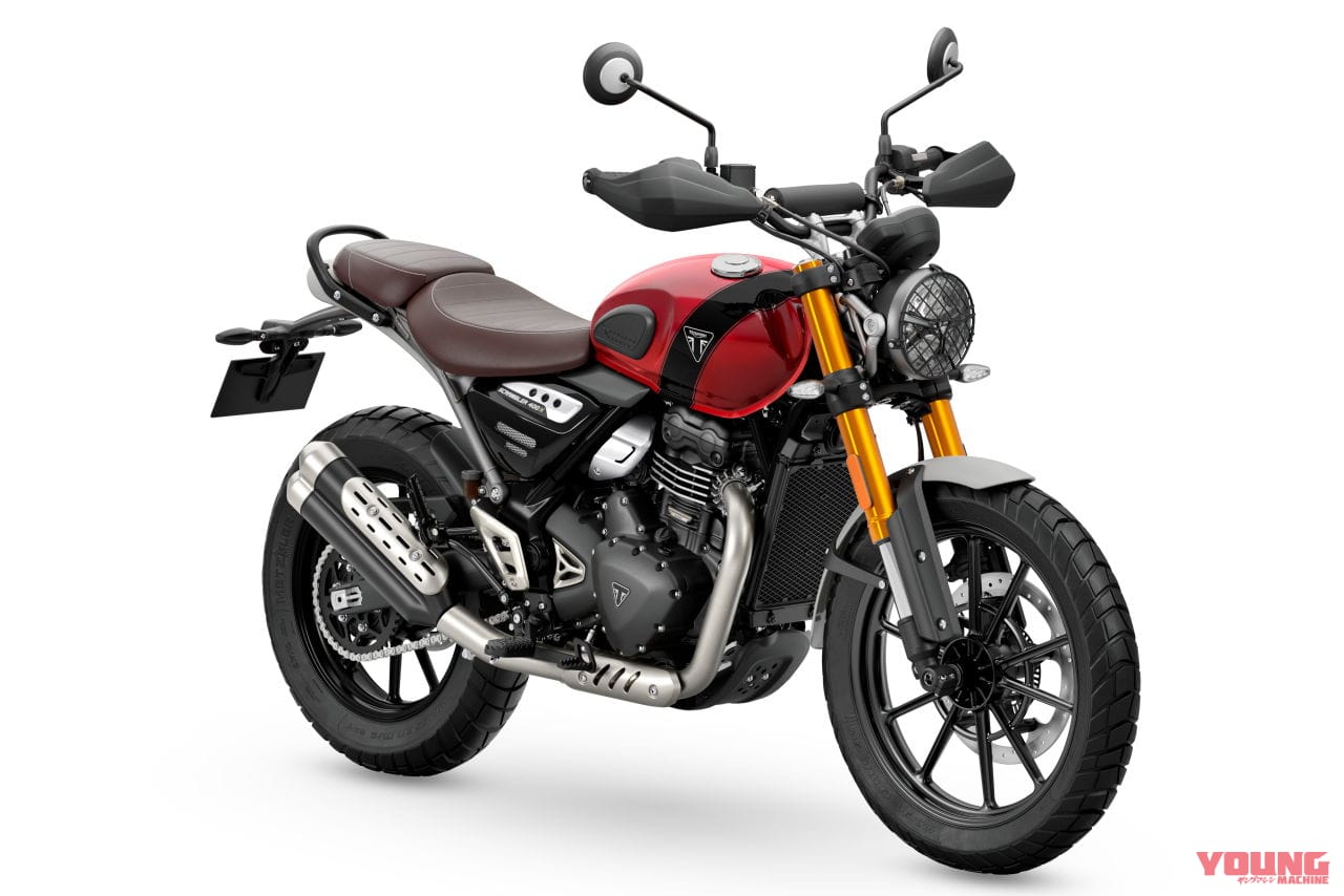 トライアンフ|スクランブラー400X|【2025年4月版】400ccバイクおすすめ20選! 普通二輪免許の最高峰、車検付きでも意外と高くないって本当?!