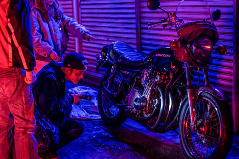 KAWASAKI KZ1000|往年の名車バイクが続々登場! ヤンキーと口裂け女が戦うホラー映画「先生! 口裂け女です!」が7月7日に公開