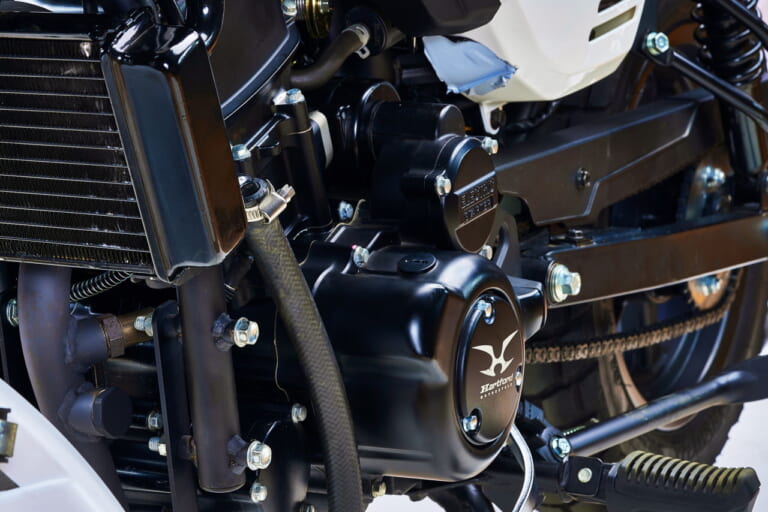 ハートフォード|ミニ エリート150|2023年モデル|水冷150ccで高速道路も乗れる! 60万円切りの小さな軽二輪、ハートフォード「ミニ エリート150」が7月に上陸だっ!