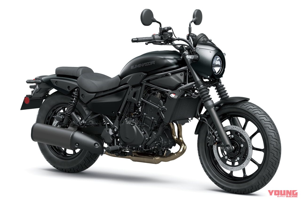 カワサキ|エリミネーター500 SE|欧州仕様|2024年モデル|エリミネーター500/SE だとぉ?! 欧州版はA2免許対応の45ps仕様で低回転トルク重視だ!