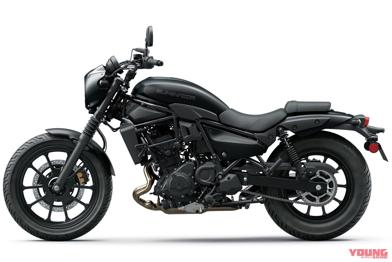カワサキ|エリミネーター500 SE|欧州仕様|2024年モデル|エリミネーター500/SE だとぉ?! 欧州版はA2免許対応の45ps仕様で低回転トルク重視だ!