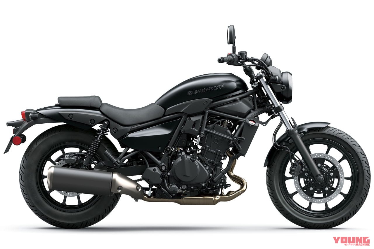カワサキ|エリミネーター500|欧州仕様|2024年モデル|エリミネーター500/SE だとぉ?! 欧州版はA2免許対応の45ps仕様で低回転トルク重視だ!