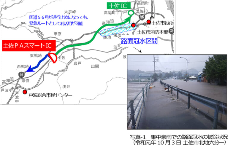 NEXCO西日本|利便性アップ! E56高知自動車道土佐PAスマートICが2023年7月12日から24時間利用可能に