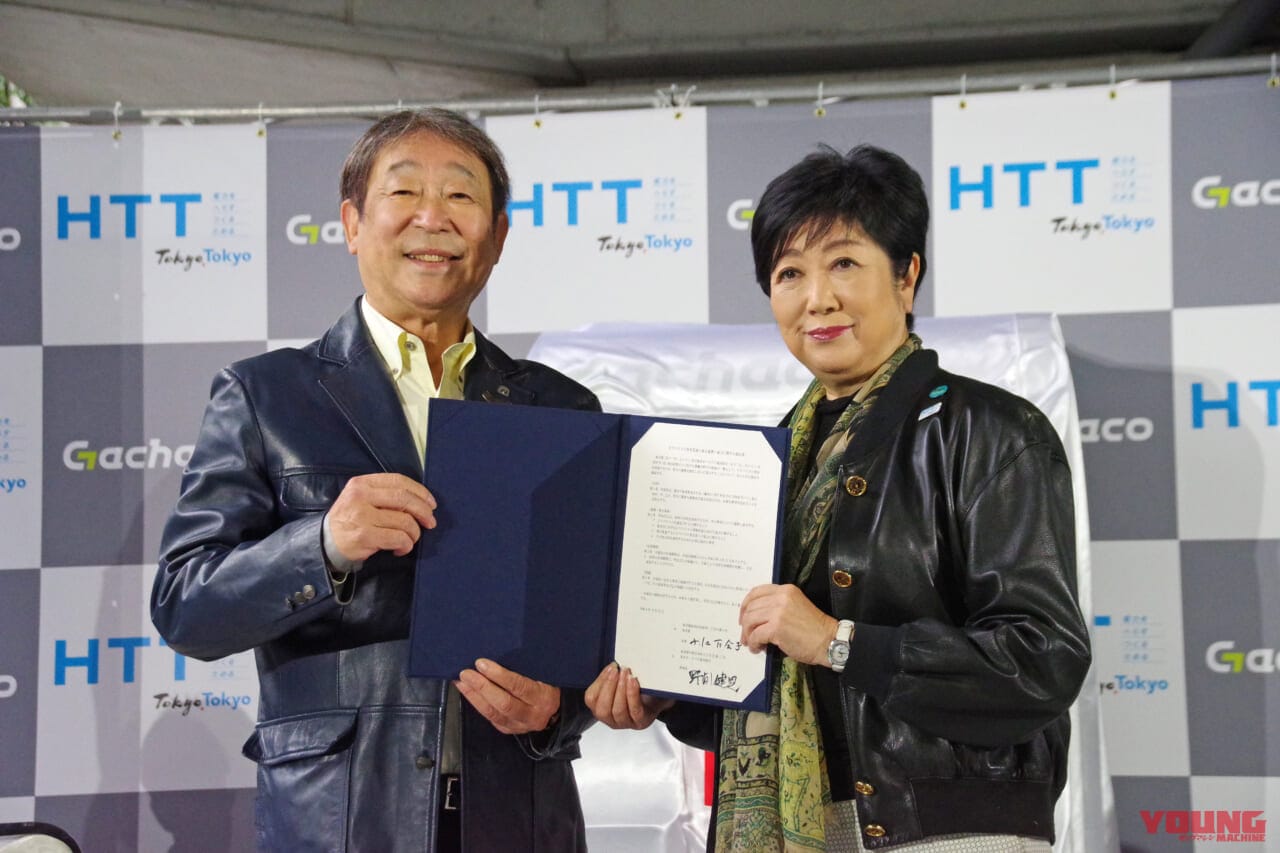 小池百合子東京都知事|EVバイクの広がりはガソリン車にもプラス?! 波及効果で増えるバイク用駐輪場
