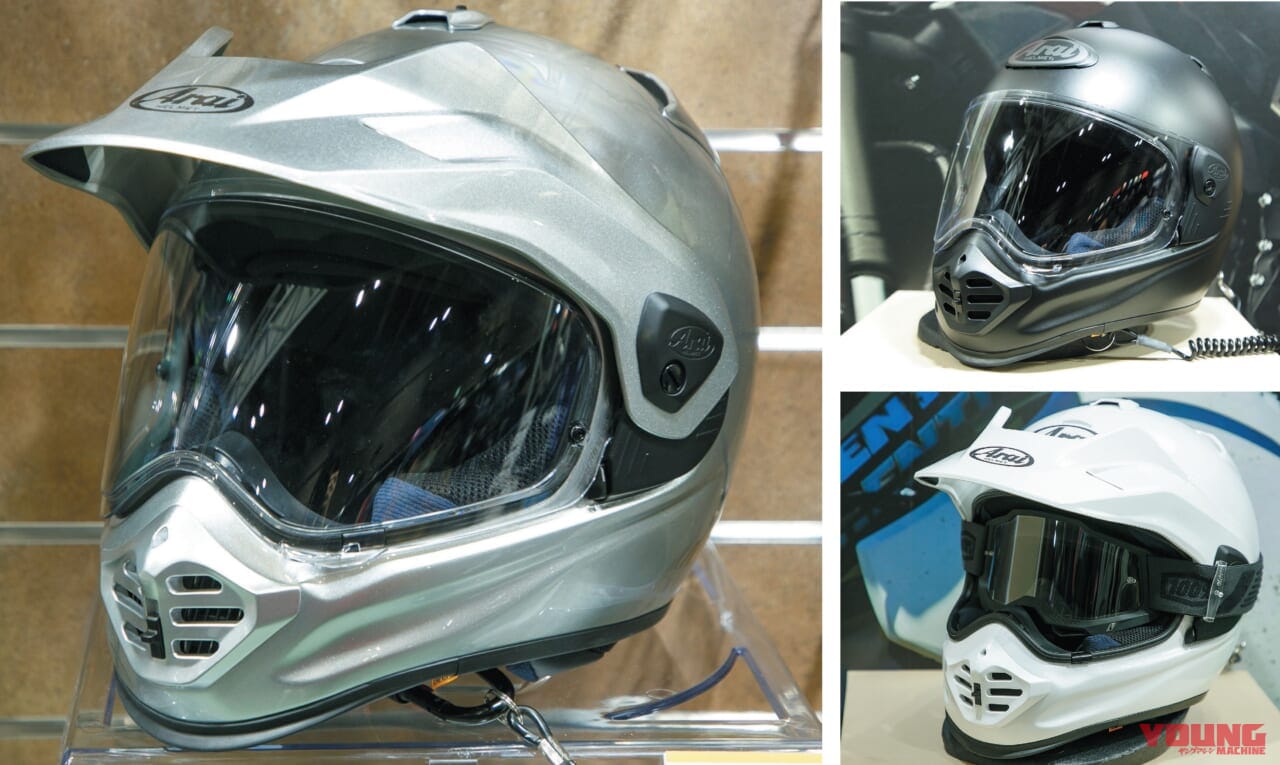 Arai TOUR-CROSS V |アライヘルメット’23ニューモデルまとめ 変形に多彩なグラフィックも!【’23最新ヘルメットカタログ】