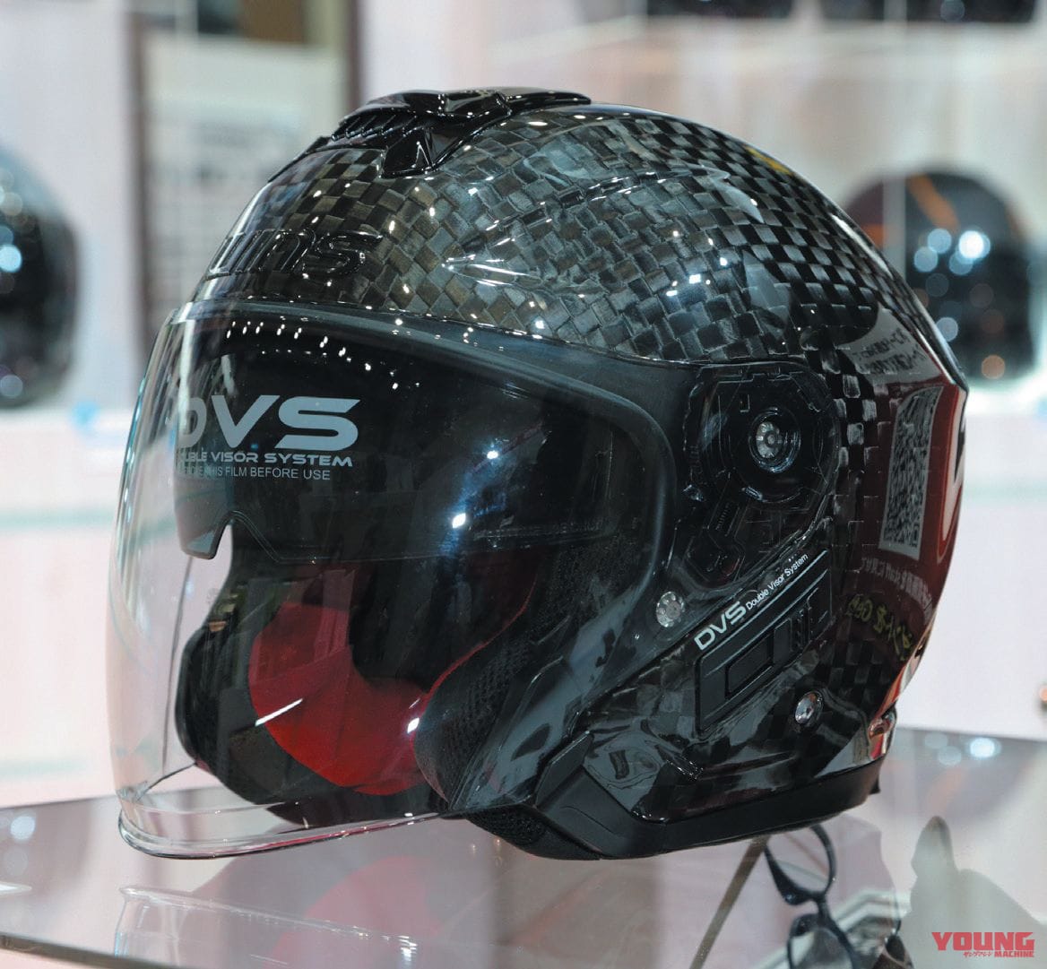 WINS A-FORCE RS|’23登場のニューヘルメットまとめ! カーボン柄の新作にネオクラ向けも【’23最新ヘルメットカタログ ウインズ/ヤマハ/LS2】