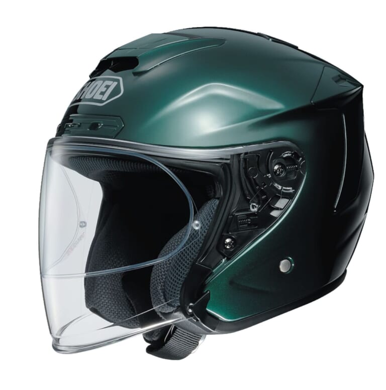 SHOEI J-FORCEⅣ|視界もよく快適! 現行ジェットヘルメット総まとめ ’23最新ヘルメットカタログ〈アライ VZ-RAM/SHOEI JフォースIV/kabuto エクシードほか〉