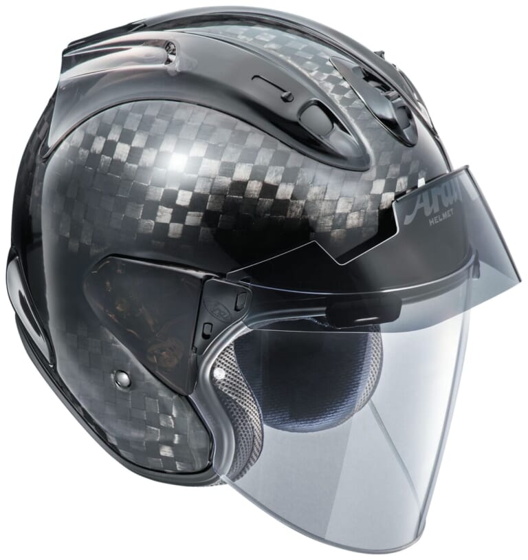 Arai VZ-RAM SRC|視界もよく快適! 現行ジェットヘルメット総まとめ ’23最新ヘルメットカタログ〈アライ VZ-RAM/SHOEI JフォースIV/kabuto エクシードほか〉