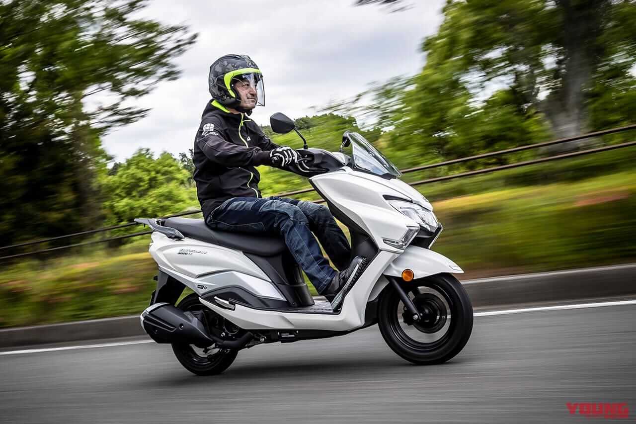 |スズキ バーグマンストリート125EX試乗インプレッション【スクーター3兄弟の大本命、満足度は高い】