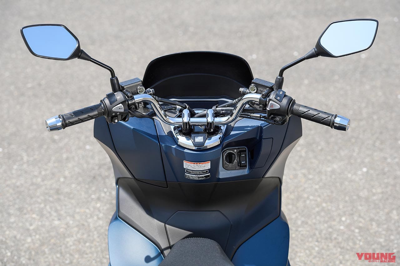 ホンダPCX|コックピット|ホンダ新型PCX 試乗インプレッション【実家のような安心感、規制適合後も健在だ】