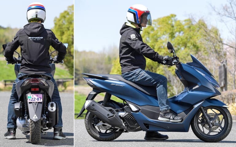 ホンダPCX|ライディングポジション|ホンダ新型PCX 試乗インプレッション【実家のような安心感、規制適合後も健在だ】