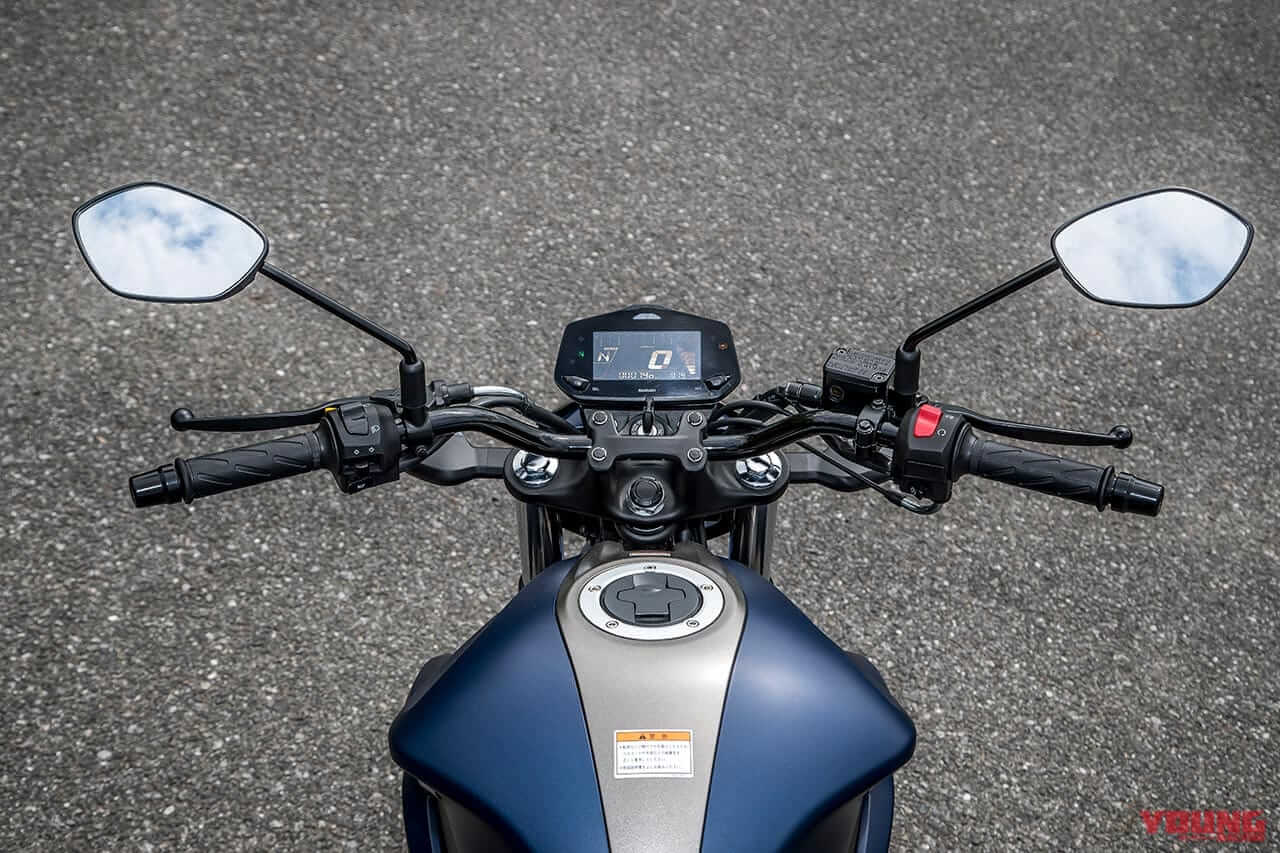 スズキ ジクサー250|コックピット|スズキ新型ジクサー250 試乗インプレッション【単気筒ゆえの軽さが際立つ】