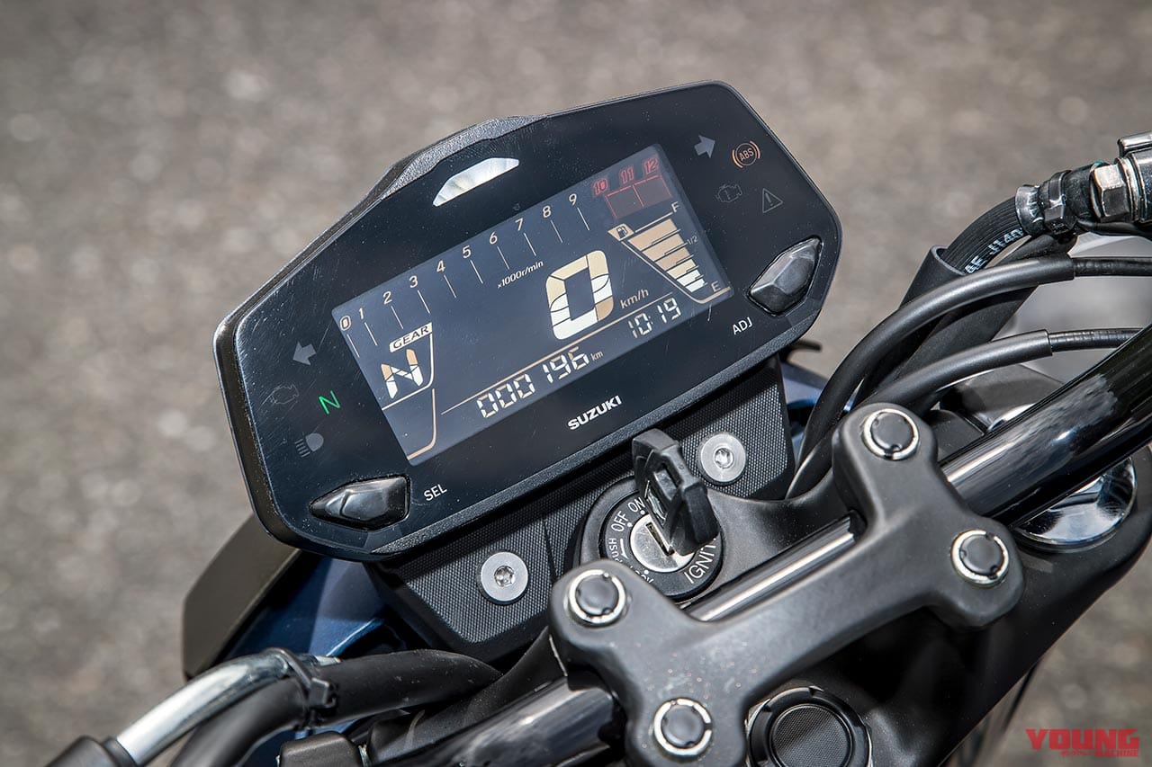 スズキ ジクサー250|メーター|スズキ新型ジクサー250 試乗インプレッション【単気筒ゆえの軽さが際立つ】