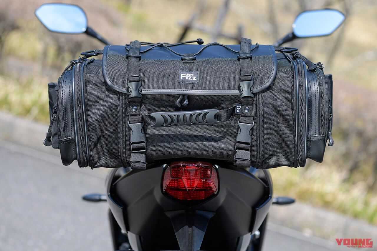 |モトフィズ ミニフィールドシートバッグEX試用インプレッション【両サイド開きで利便性が倍増】