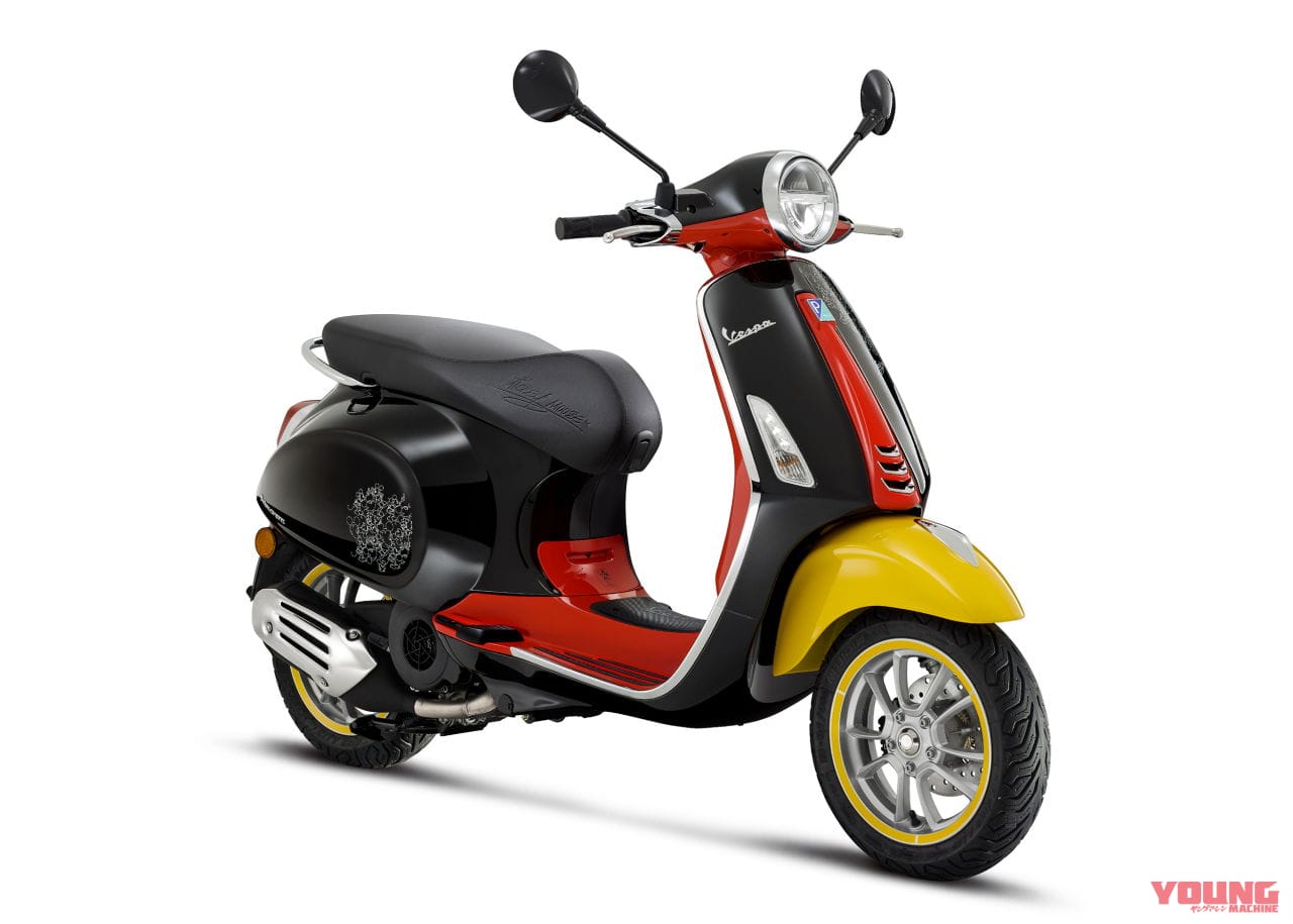 Disney Mickey Mouse Edition by Vespa|ディズニー&ベスパの限定コラボレーションモデル「ディズニー・ミッキーマウス・エディション by ベスパ」受注開始