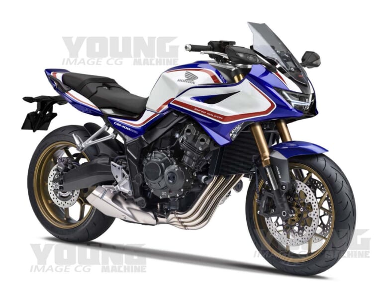 ホンダ|新型CB400スーパーボルドール|予想CG|【SCOOP!】ホンダの4気筒ヨンヒャクがオールニューで復活へ?! Xデーは2024年か