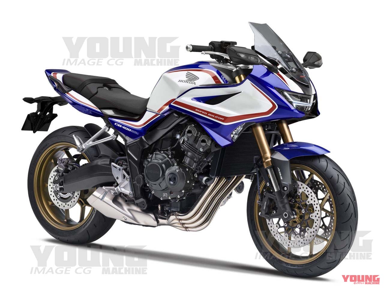 ホンダ|新型CB400スーパーボルドール|予想CG|【SCOOP!】ホンダの4気筒ヨンヒャクがオールニューで復活へ?! Xデーは2024年か