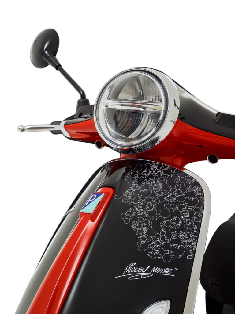 Disney Mickey Mouse Edition by Vespa|ディズニー&ベスパの限定コラボレーションモデル「ディズニー・ミッキーマウス・エディション by ベスパ」受注開始
