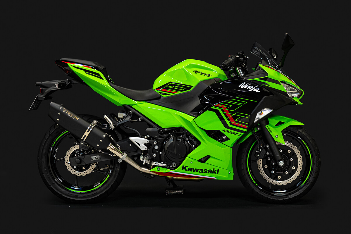 トリックスター】Ninja250/Z250（2023）とRebel250（2023）のマフラー