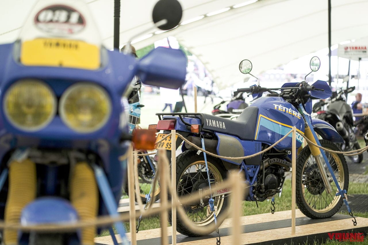 |パリダカが熱かった時代からタイムスリップ! ヤマハ「テネレ」40周年記念展示ツアー、ペテランセル号もあるぞ!【欧州】