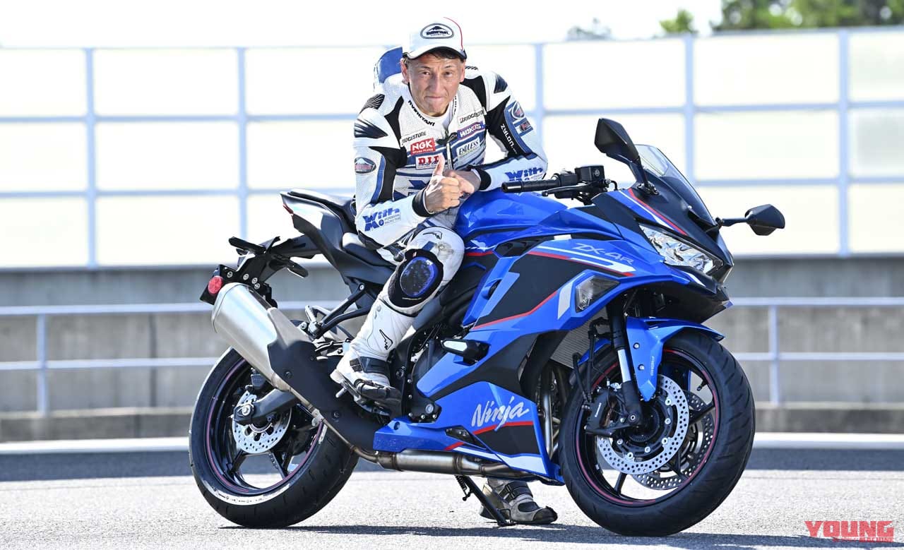 |カワサキ「ニンジャZX-4RR」サーキットで乗った! 25Rとは似て非なる存在、公道も楽しそう!【丸山 浩インプレ】