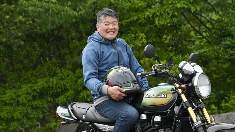カワサキ一筋48年! 元カワサキテストライダー齋藤昇司さんがケイファクトリーのデモ車開発に参画