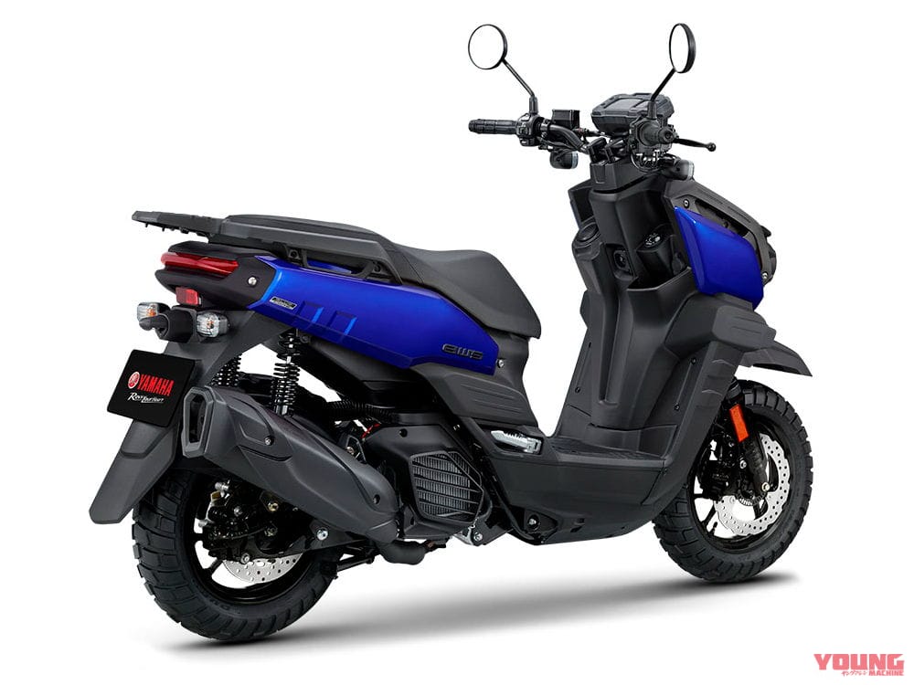 |SUVスクーターの元祖! ヤマハ新型「BW’S(ビーウィズ)」登場、LEDフォグランプ標準装備【海外】