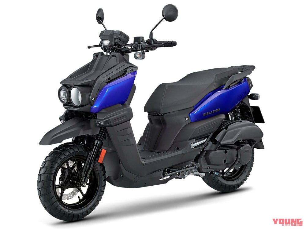 |SUVスクーターの元祖! ヤマハ新型「BW’S(ビーウィズ)」登場、LEDフォグランプ標準装備【海外】