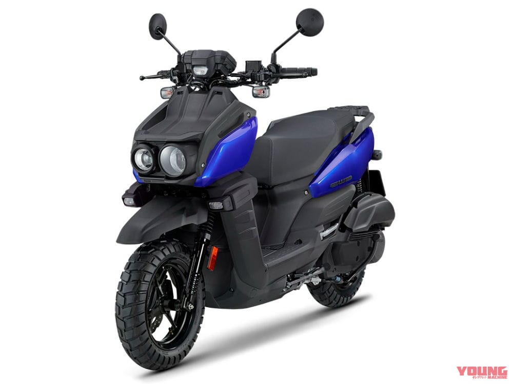 |SUVスクーターの元祖! ヤマハ新型「BW’S(ビーウィズ)」登場、LEDフォグランプ標準装備【海外】