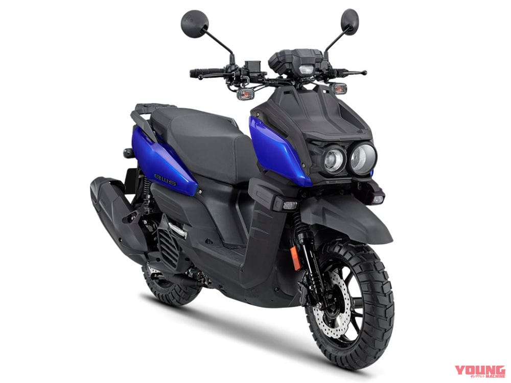 |SUVスクーターの元祖! ヤマハ新型「BW’S(ビーウィズ)」登場、LEDフォグランプ標準装備【海外】