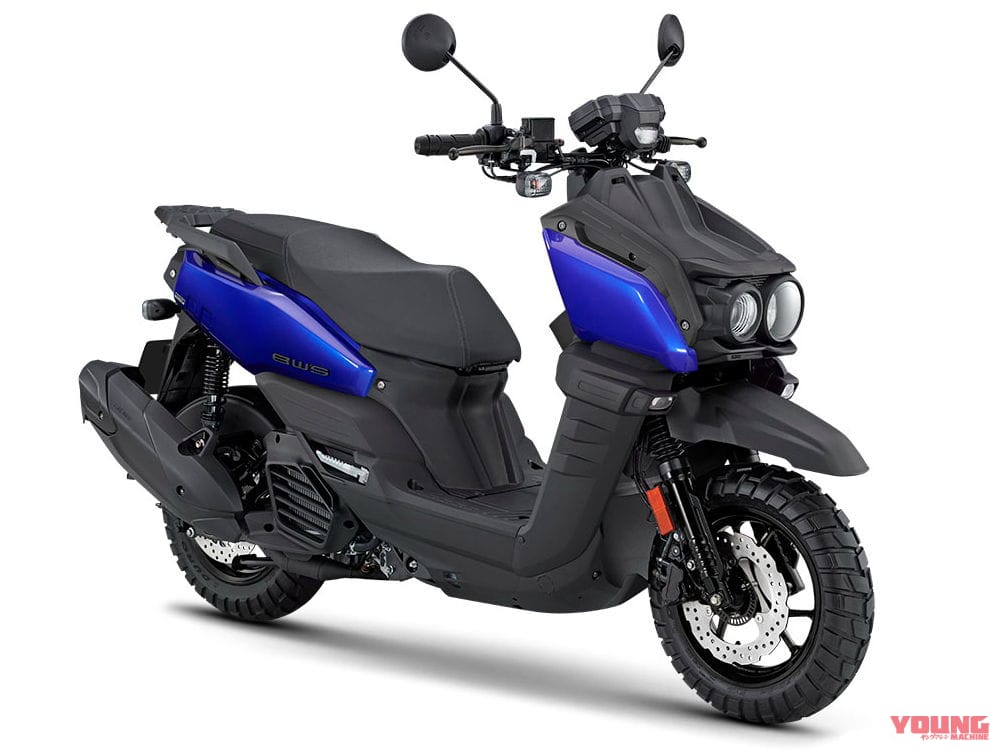 |SUVスクーターの元祖! ヤマハ新型「BW’S(ビーウィズ)」登場、LEDフォグランプ標準装備【海外】