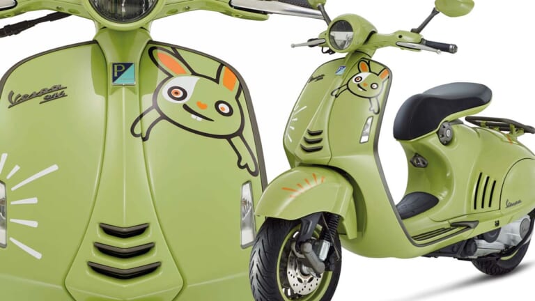 限定7台、うさぎベスパ! ベスパが限定モデル「946 10° アニベルサリオ」の受注を開始