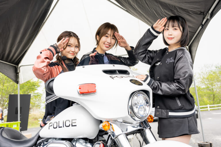 夜道雪さんらバイク女子たち|ブルースカイミーティング|夜道雪さんら“バイク女子”はキュートなだけじゃない! バズる理由をイベントで目の当たりに!!