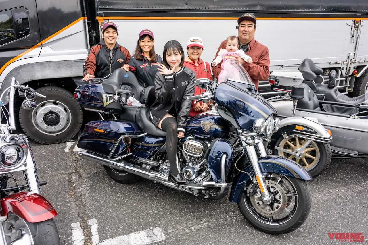 夜道雪さんとバイク女子たち|ブルースカイミーティング|夜道雪さんら“バイク女子”はキュートなだけじゃない! バズる理由をイベントで目の当たりに!!