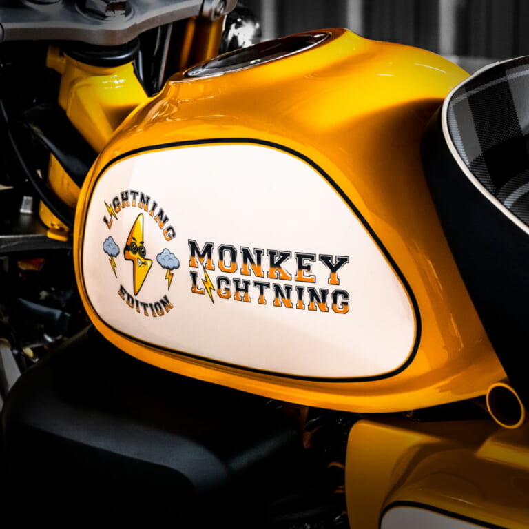 モンキー125|ライトニングカスタムエディション|タイ仕様|イナズマ モンキー! ホンダ カブハウスより「ライトニングカスタム」登場、ナマイキ風で結局カワイイのよね【海外】