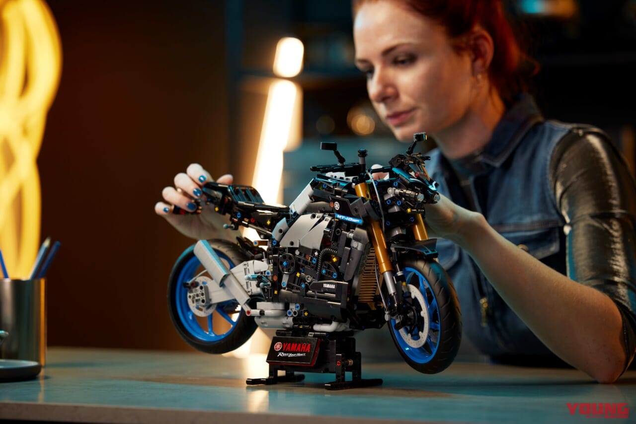 リアルなパーツの動きを再現! ヤマハ「MT-10SP」1/5スケールがレゴテクニックに登場