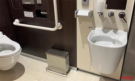 NEXCO西日本|キレイで明るく快適に! E2A中国自動車道王司PA下り線トイレがリニューアルオープン