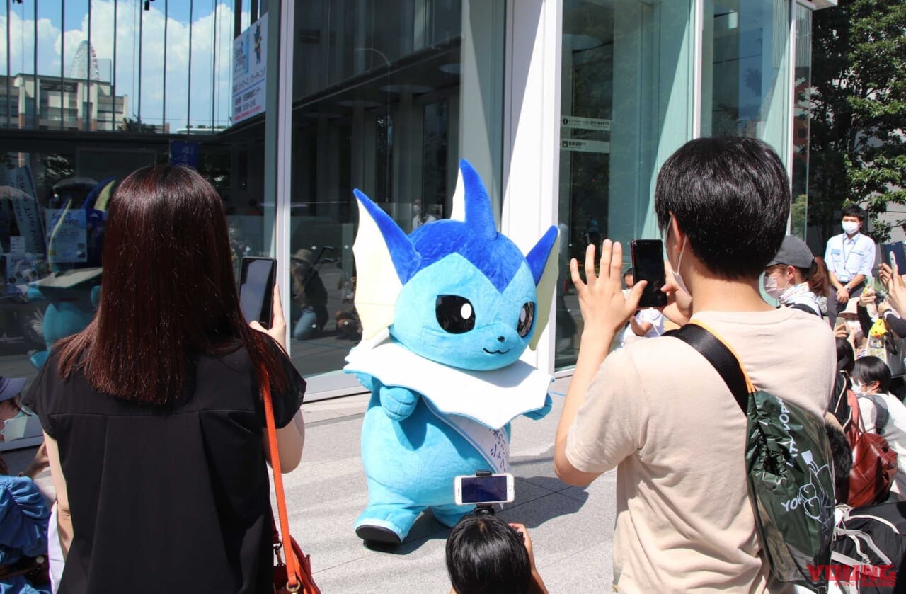週末はポケモンゲット気分でツーリング! 水の日関連行事に応援大使『シャワーズ』が登場