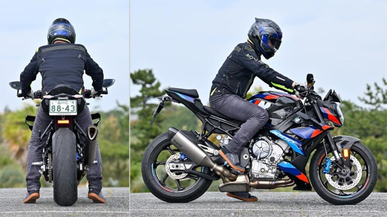 BMW M1000R Mコンペティションパッケージ|ライディングポジション|異次元のダウンフォースを体感!【BMW M1000R Mコンペティションパッケージ】試乗ショートインプレッション