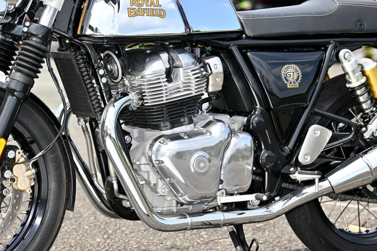 ロイヤルエンフィールド コンチネンタルGT650|エンジン|クラシックな走りを堪能【ロイヤルエンフィールド コンチネンタルGT650】試乗ショートインプレッション