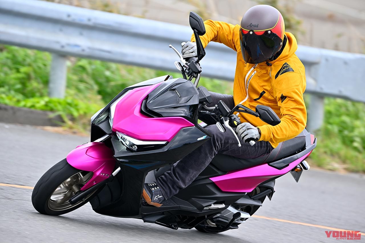 |絶妙な排気量180ccの軽快スクーター【キムコKRV180TCS】試乗ショートインプレッション