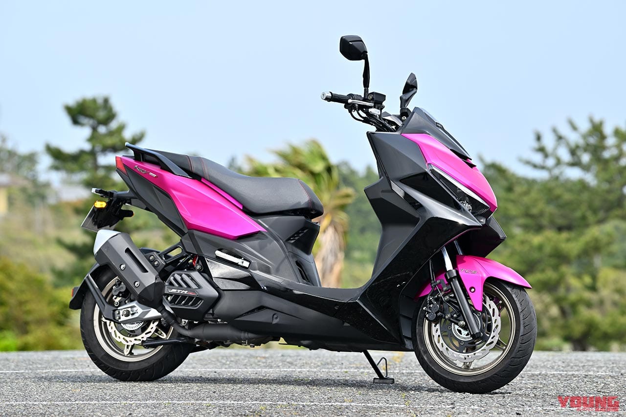 キムコKRV180TCS|絶妙な排気量180ccの軽快スクーター【キムコKRV180TCS】試乗ショートインプレッション